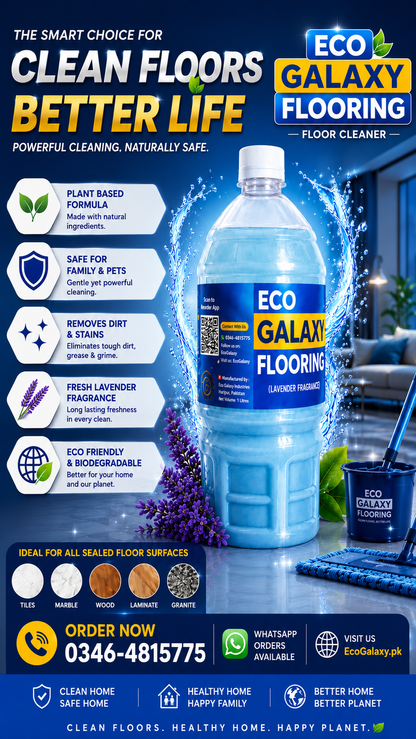 Eco Galaxy Flooring™ Premium Lavender Floor Cleaner – Professional-Grade Cleaning & Long-Lasting Freshness | 1 Litre